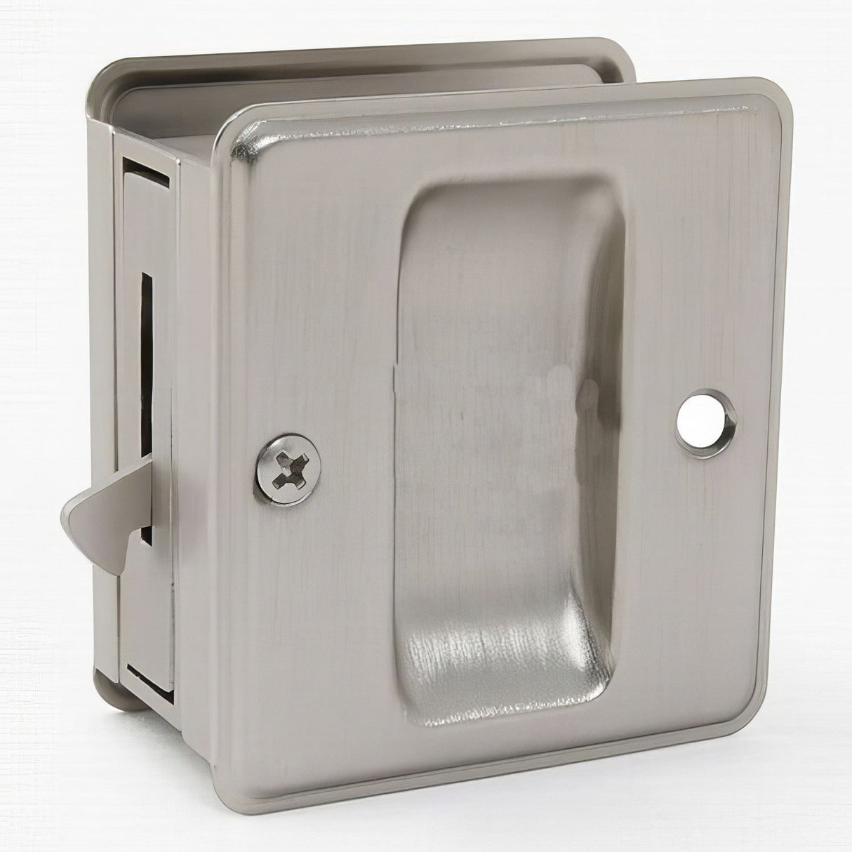 Ives 990A26D satin chrome sliding door pull