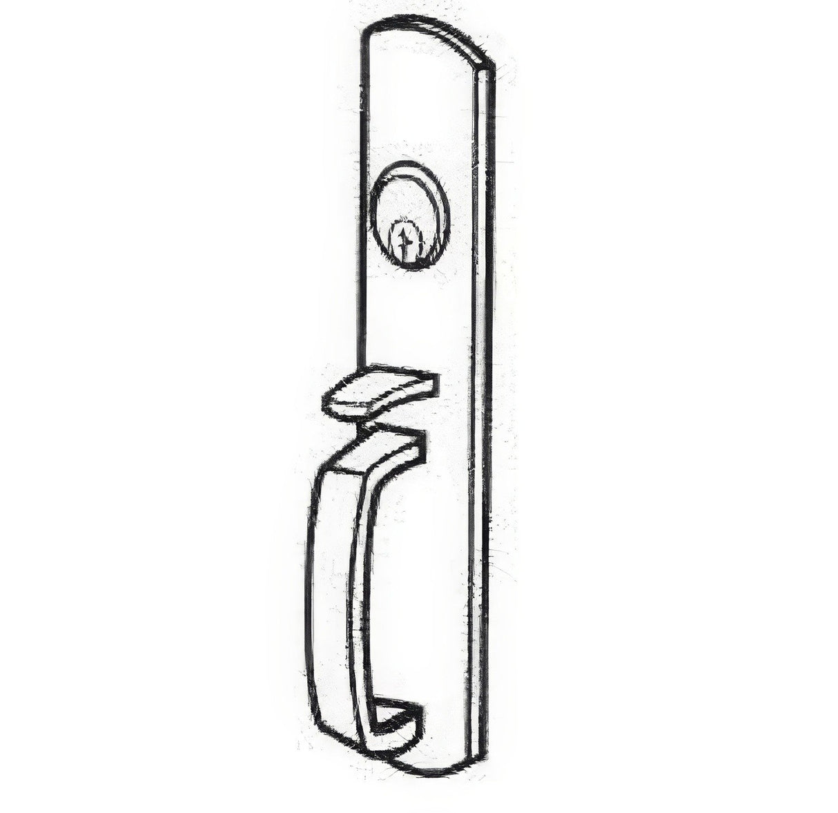 Von Duprin 990TPR10B 990 Collection thumbpiece trim, additional view