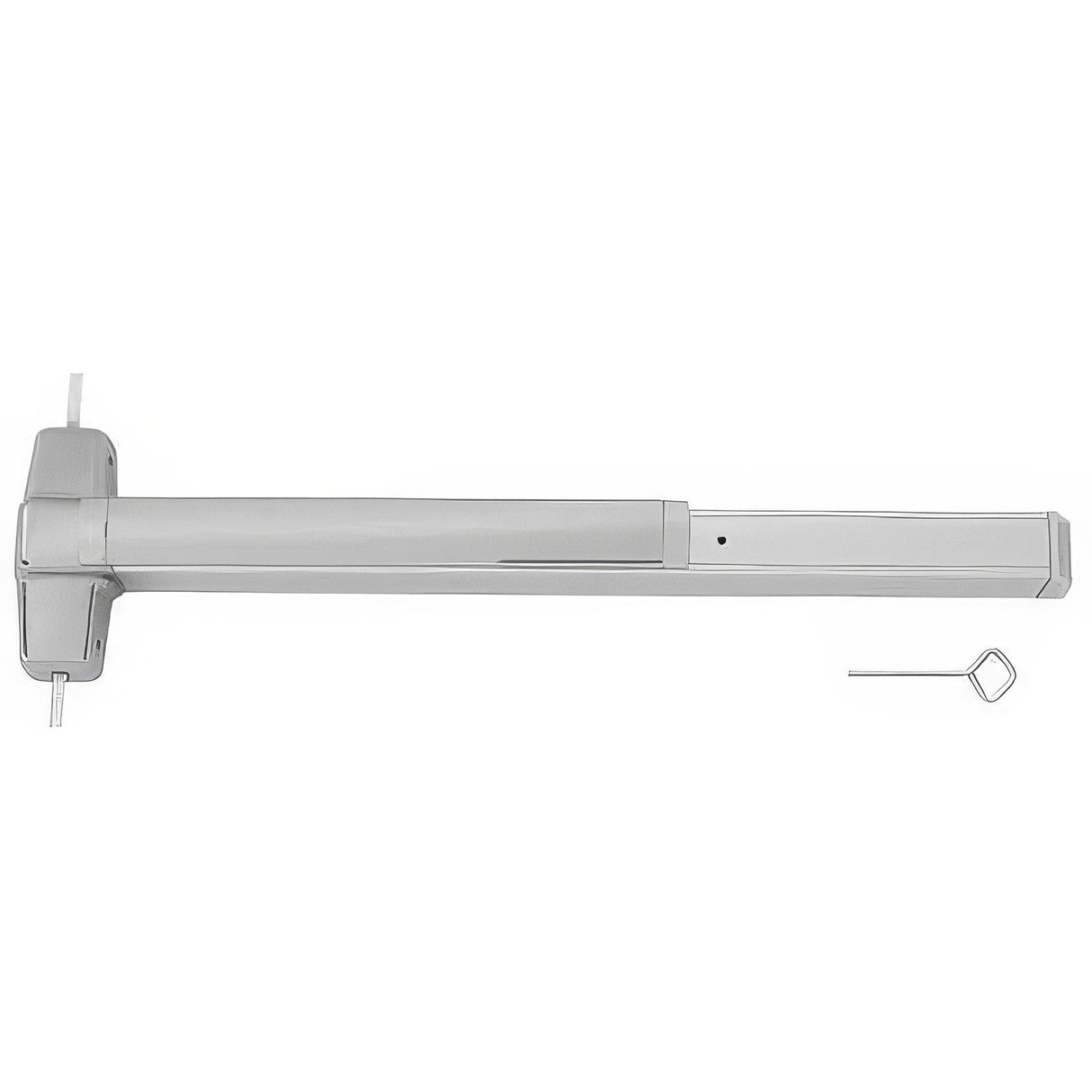 Von Duprin 9927EO284 satin aluminum rod exit device
