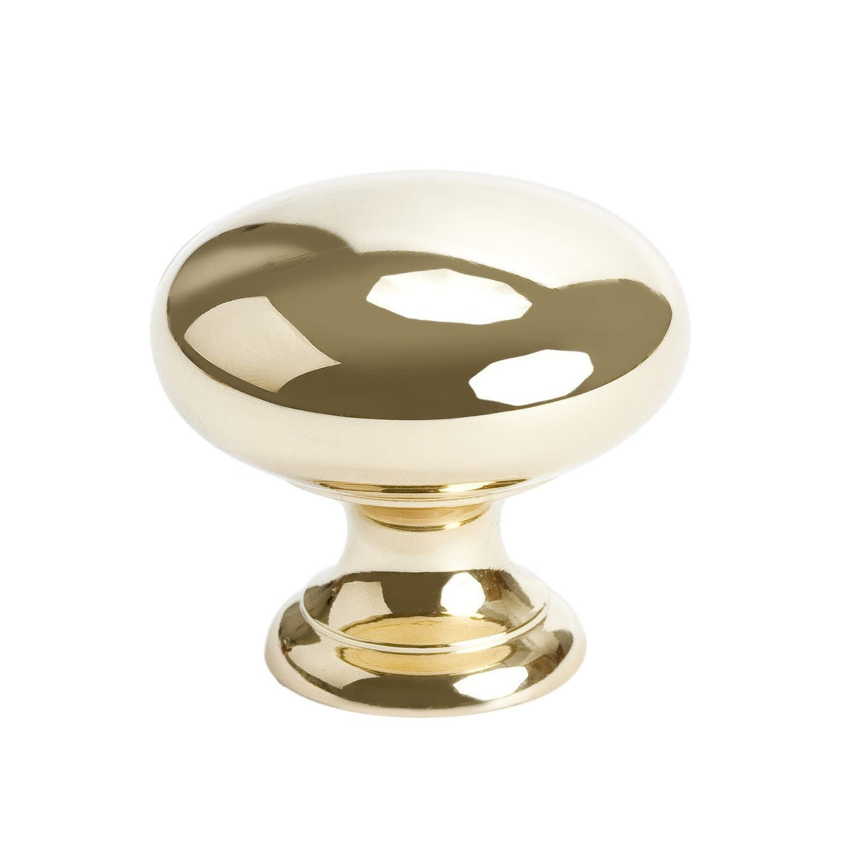 Berenson 9950-103-P polished brass round cabinet knob