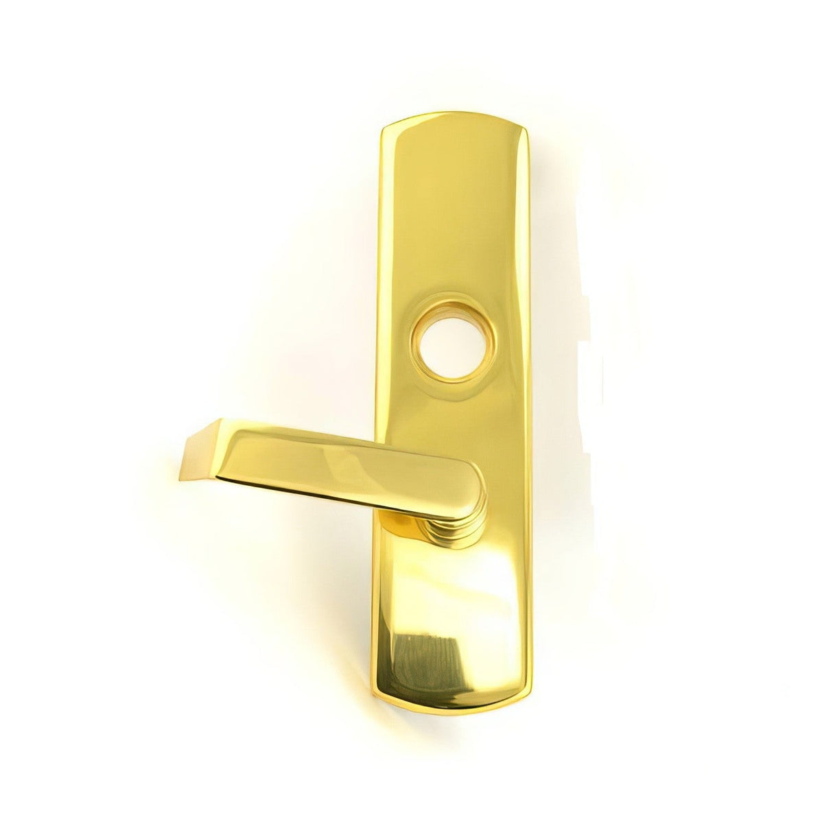 Von Duprin 996LR3LHR bright brass key controls latch bolt