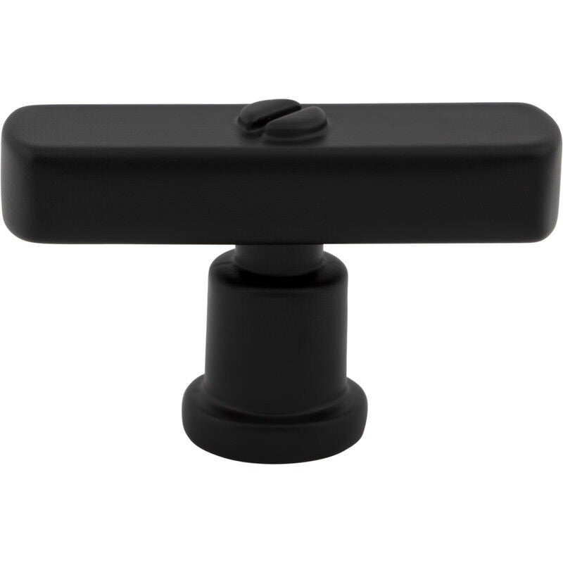 Atlas Homewares A981-BL matte black t shaped cabinet pull