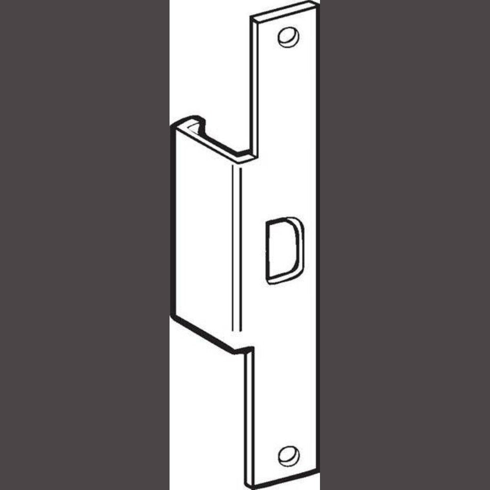 Don-Jo AF291LSL silver coated electric strike filler plate