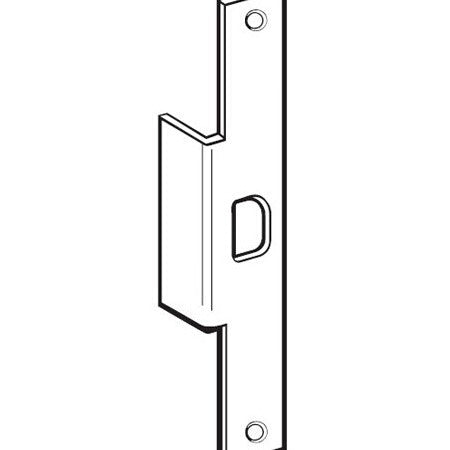 Don-Jo AF261SL silver coated electric strike filler plate