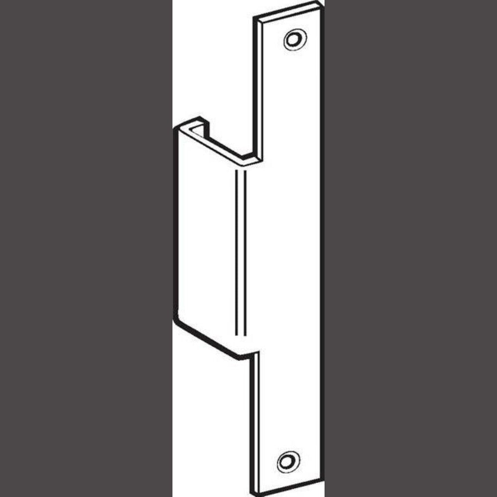 Don-Jo AF29LSL silver coated electric strike filler plate