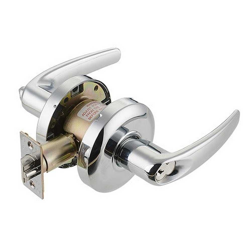 Cal-Royal AG05-26D satin chrome storeroom door lever