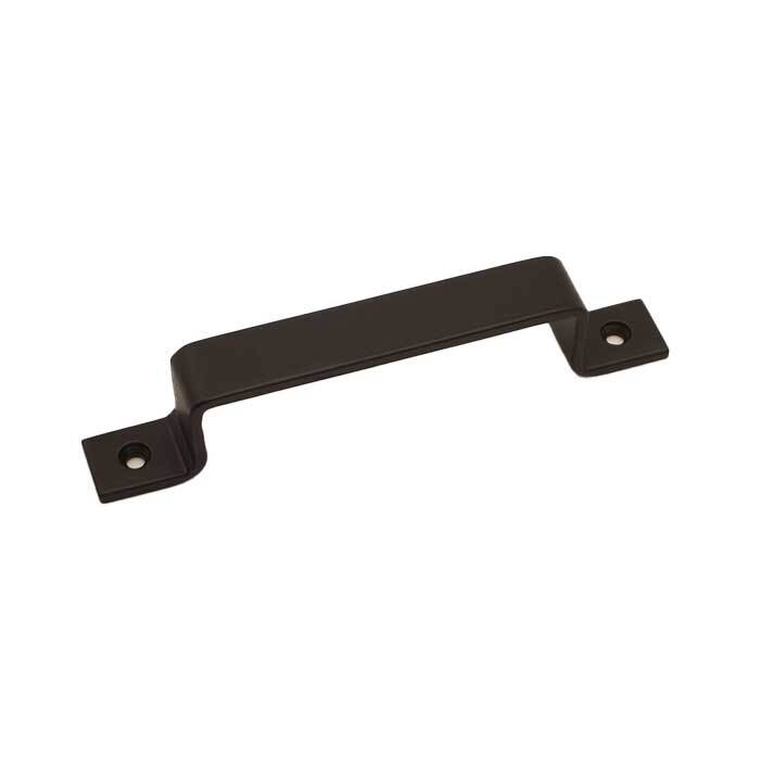 Orca Hardware AH-ANGLEPULL-7.75-BL black barn door pull
