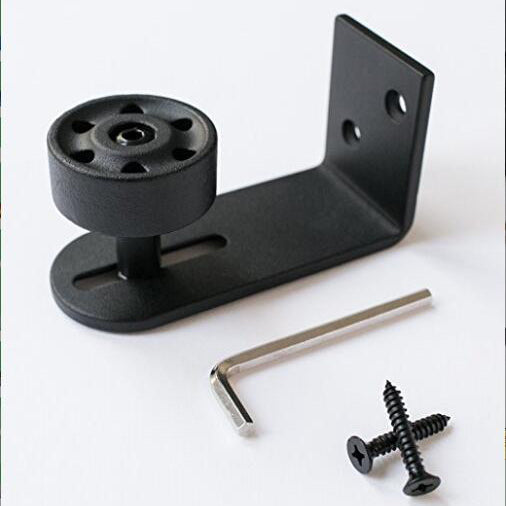 Orca Hardware AH-WMADJ-BL Wall Mounted Door Guide For Sliding Doors
