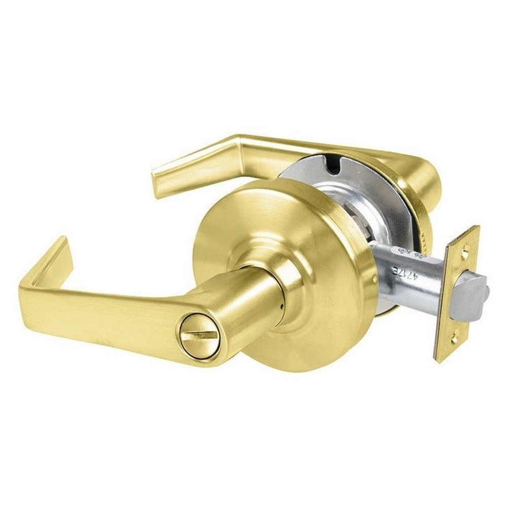 Schlage Commercial ALX40SAT606 satin brass privacy door lever