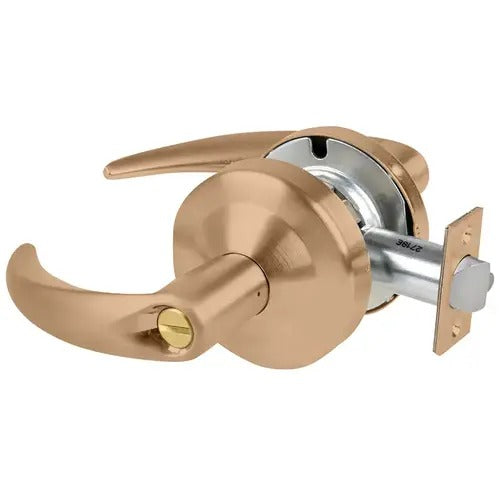 Schlage Commercial ALX44OME612 satin bronze privacy door lever