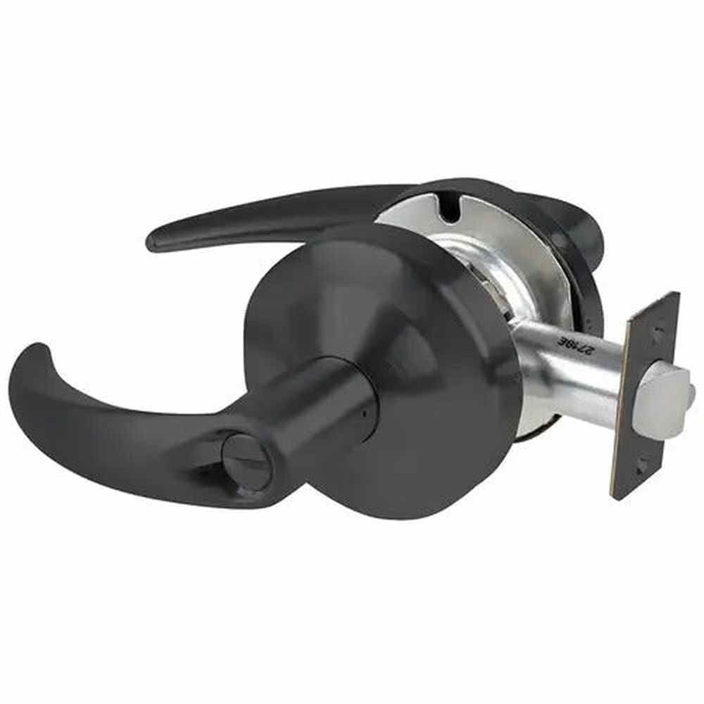 Schlage Commercial ALX44OME622 matte black privacy door lever