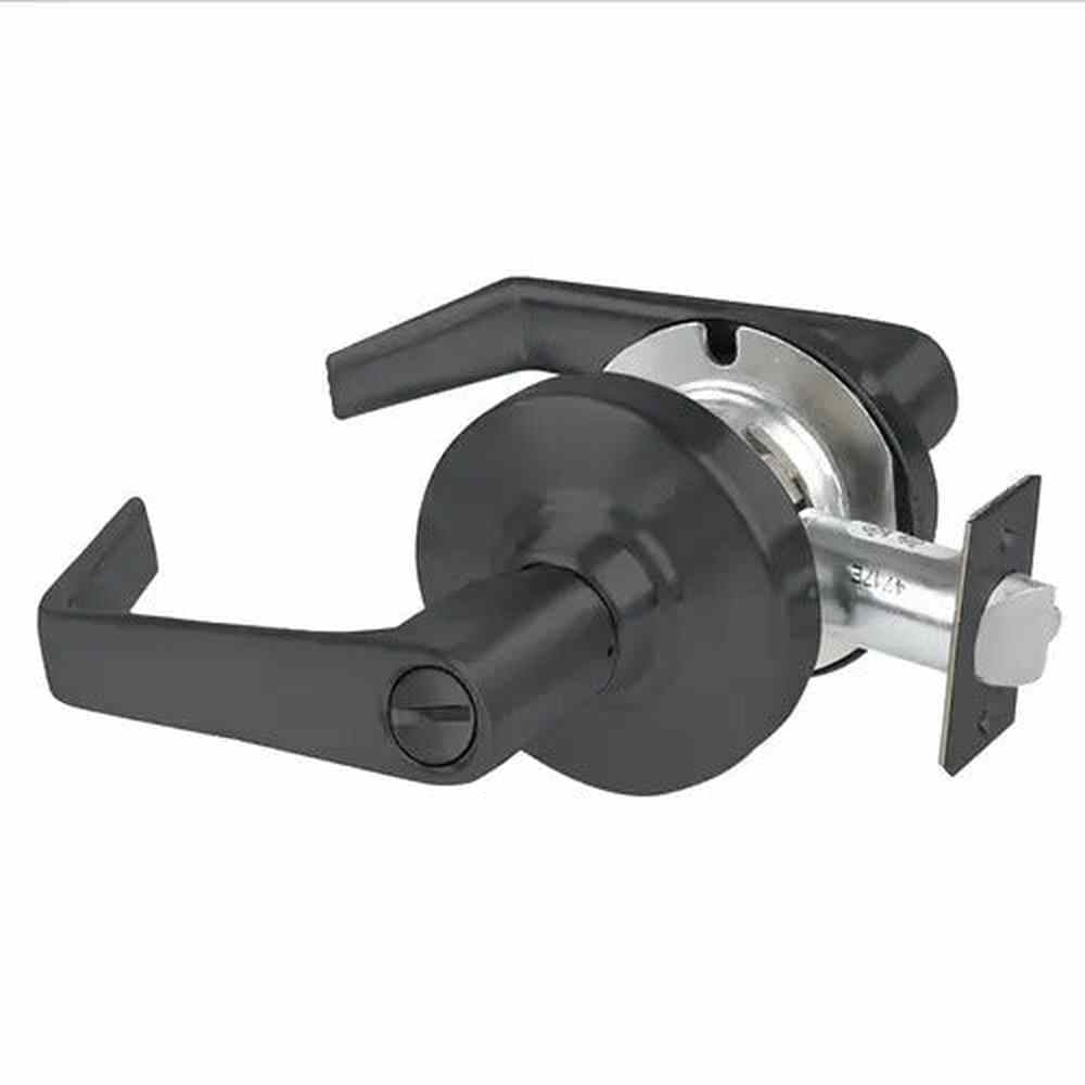 Schlage Commercial ALX44SAT622 matte black privacy door lever