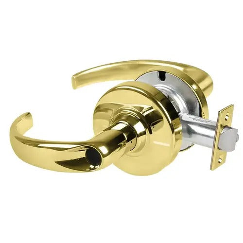Schlage Commercial ALX70LSPA605 polished brass classroom door lever