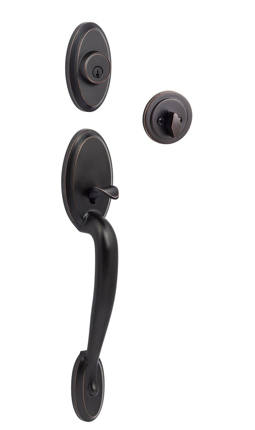 Sure-Loc AN500 11P vintage bronze dummy handleset