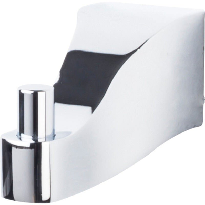 Top Knobs AQ1PC polished chrome double robe hook
