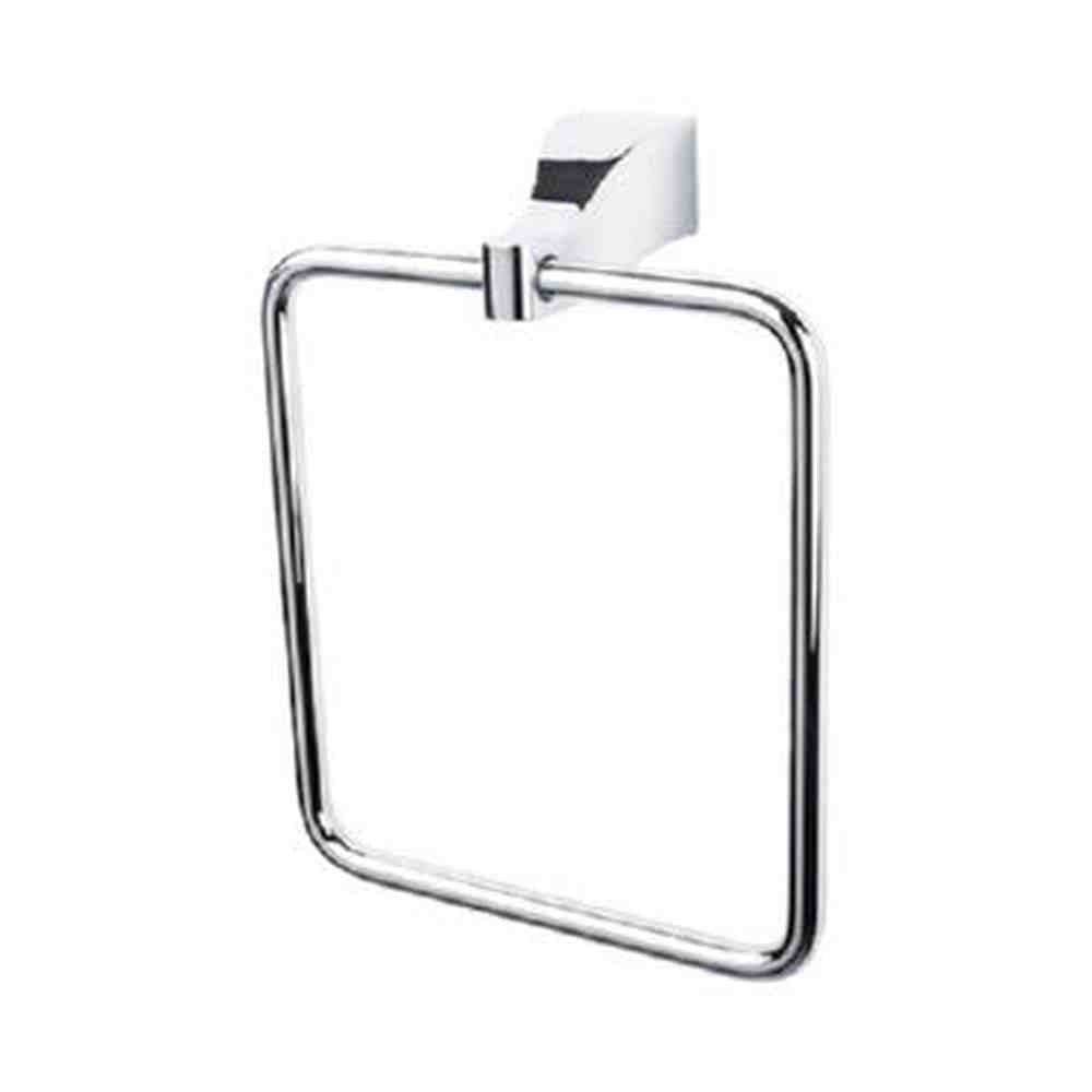 Top Knobs AQ5PC polished chrome towel ring