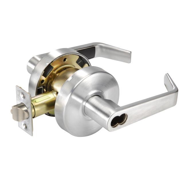 Yale BAU4605LN626 Storeroom Augusta Lever Grade 2 Cylindrical Lock with Small Format Interchangeable Core Prep