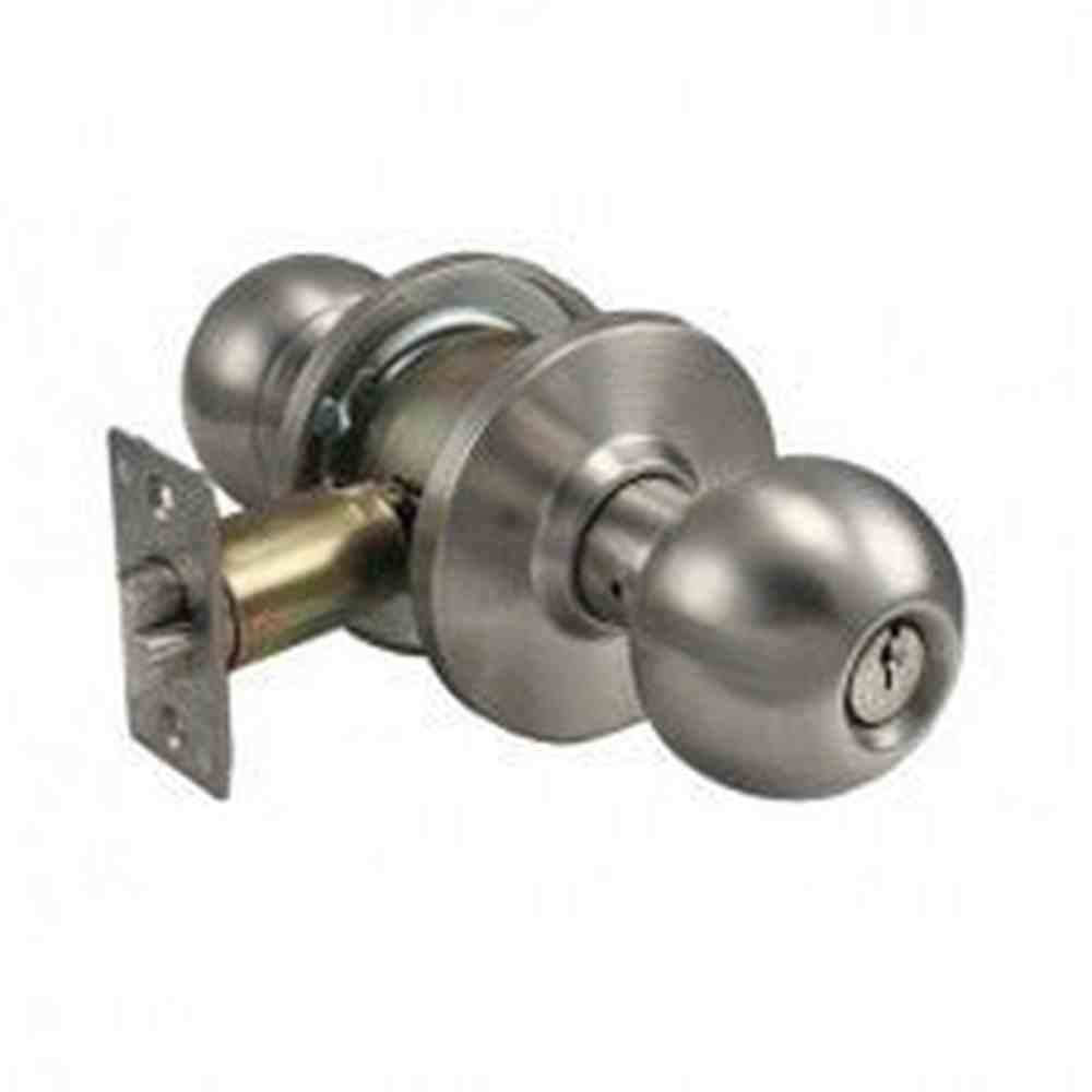 Cal-Royal BA05-3 bright polished brass storeroom door knob
