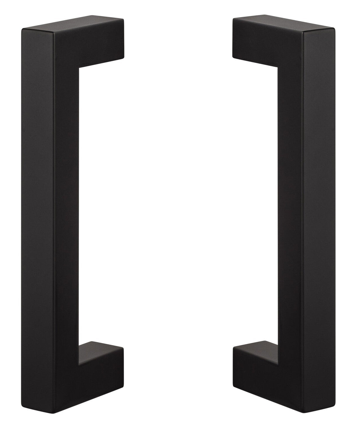 Sure-Loc BARN-SQ2 FBL flat black barn door handle