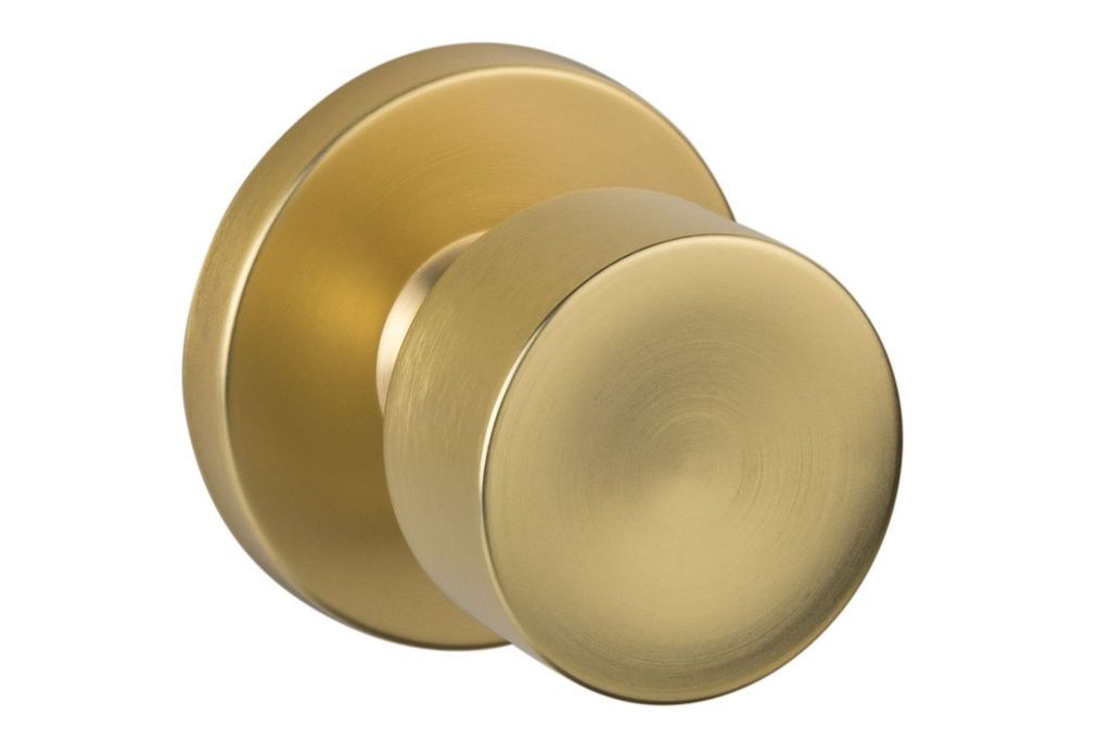 Sure-Loc Modern BG100 SB satin brass dummy door knob