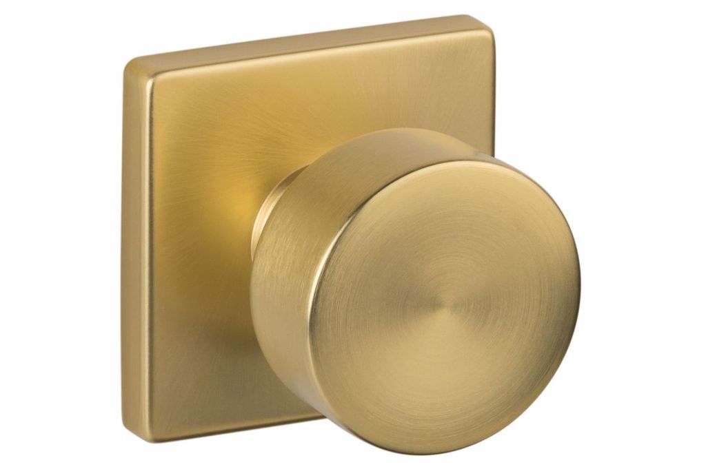 Sure-Loc Hardware BG100-SQ SB Bergen Square dummy door knob, additional view