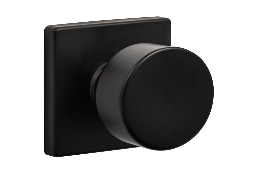 Sure-Loc Modern BG101-SQ FBL flat black passage door knob
