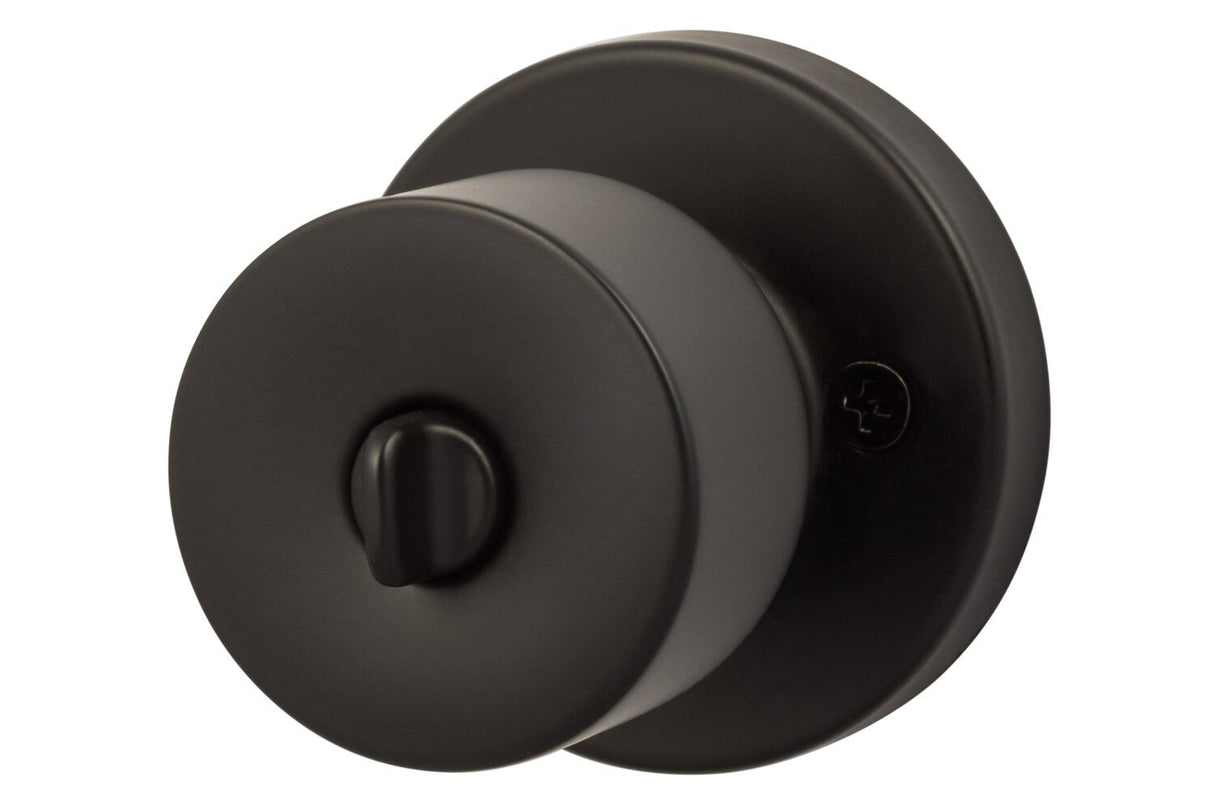 Sure-Loc Modern BG107 FBL flat black keyed entry knob
