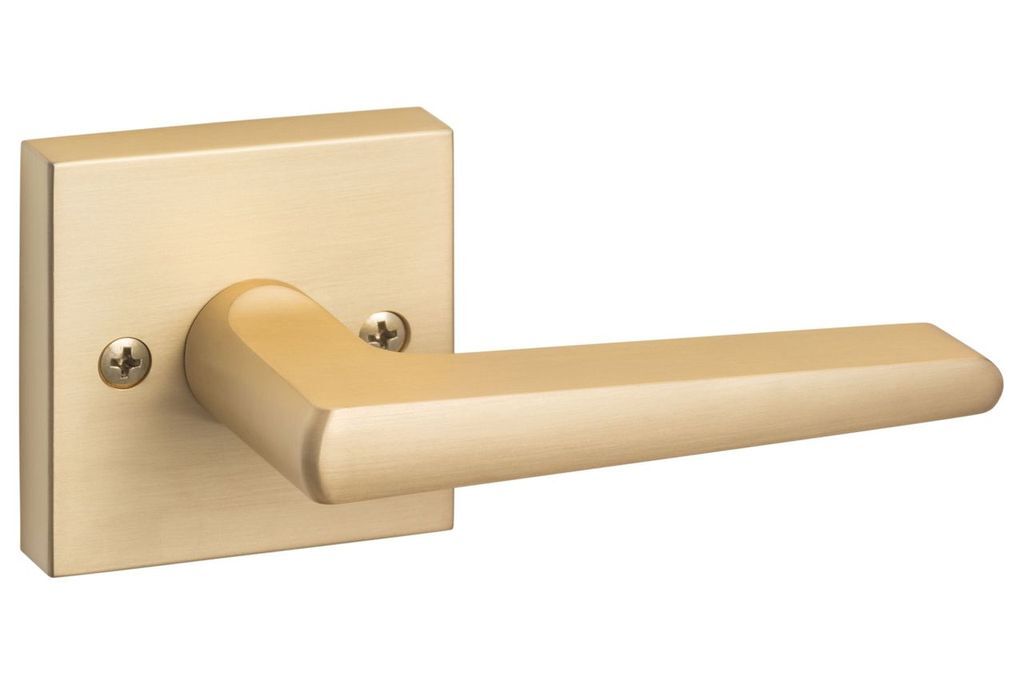 Sure-Loc Modern BS100-SQ SB satin brass dummy door lever