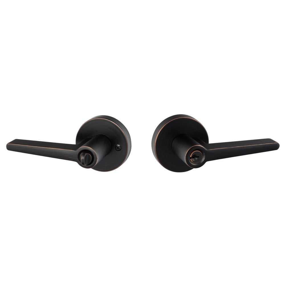 Sure-Loc BS107-RD 11P vintage bronze keyed entry door lever