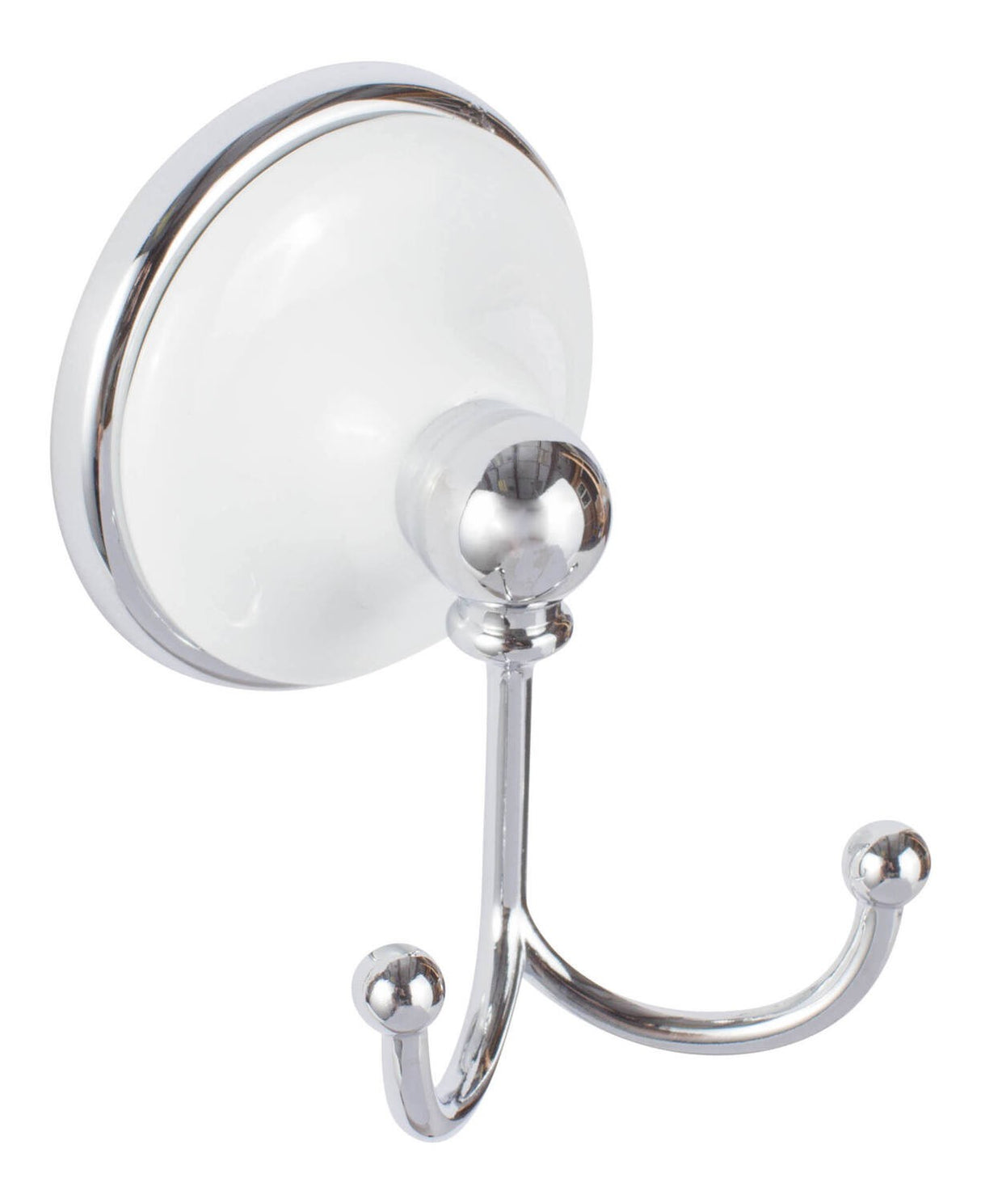 Sure-Loc BT-RH1 26W polished chrome with white porcelain robe hook
