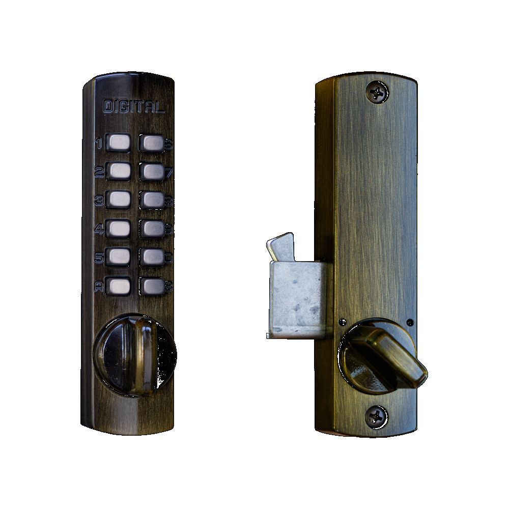 Lockey C150AB C Series mechanical pushbutton locksets, additional view