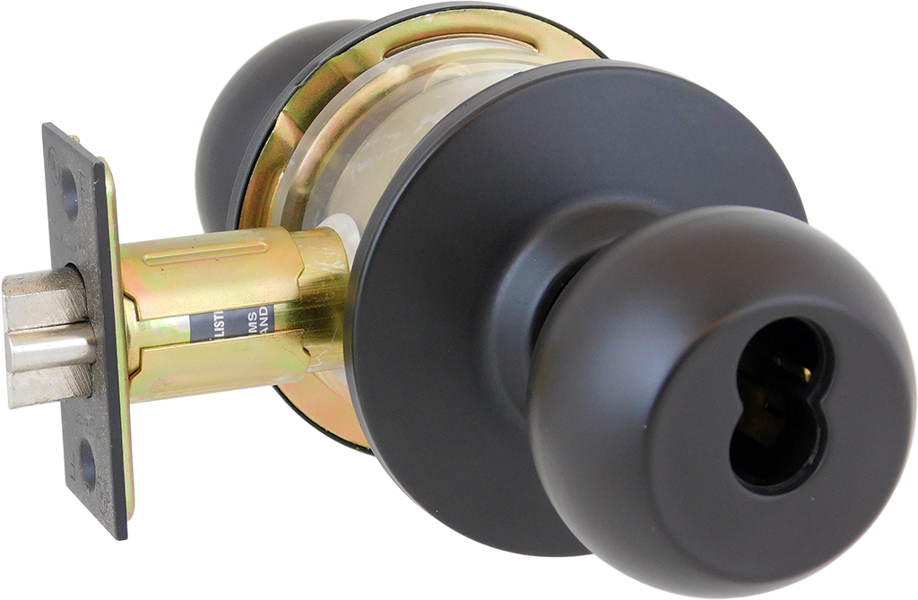 Dexter Commercial C2000ENTRB613SFIC oil rubbed bronze clutching keyed entry door lever