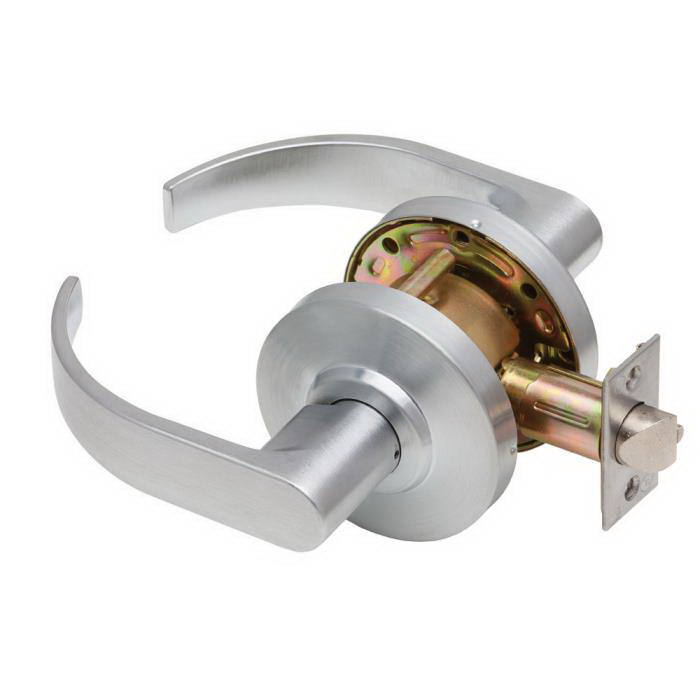 Dexter Commercial C2000PASSC626 satin chrome passage door lever