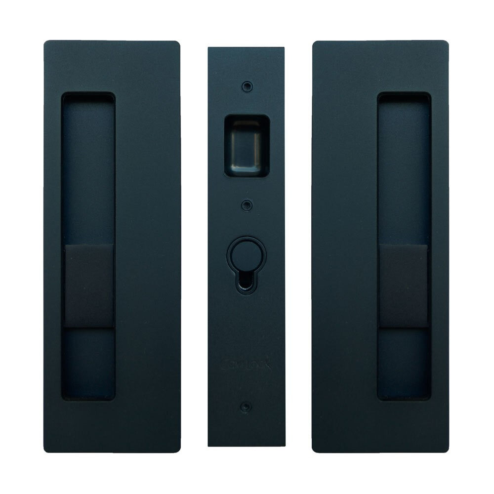 Cavilock CL400B0425 CL400B-25 Privacy Pocket Door Pull Matte Black
