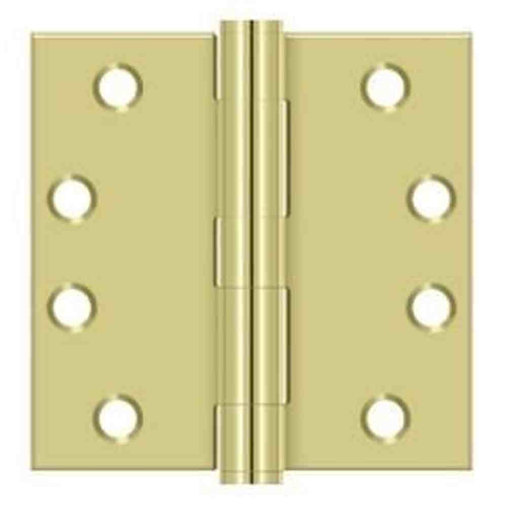Orca Hardware COM4040-4 satin brass plain bearing hinge