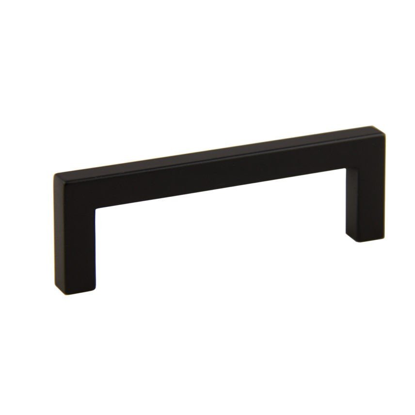 Orca Hardware CP-21096-BL black square cabinet pull
