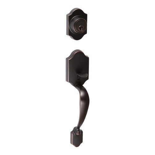 Sure-Loc CR500 11P vintage bronze dummy handleset