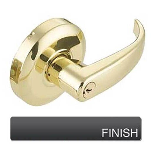 Cal-Royal CRL00-10B oil rubbed dark bronze keyed entry door lever