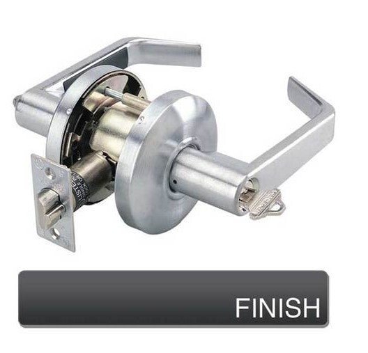 Cal-Royal CSL00-10B oil rubbed dark bronze keyed entry door lever