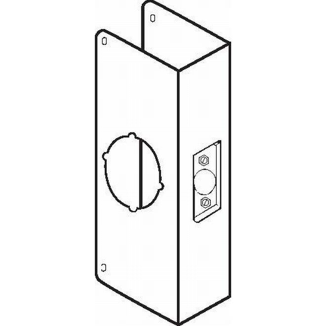 Don-Jo CW212C10B oil rubbed bronze wrap around