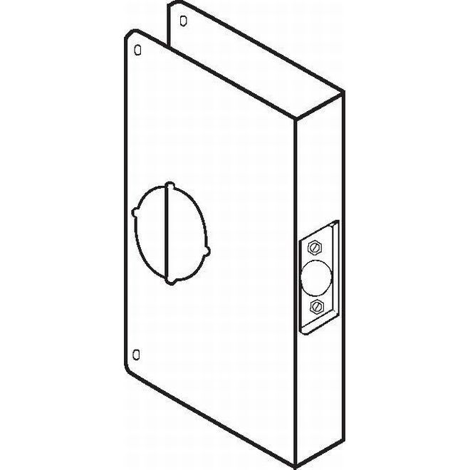 Don-Jo CW33A210B oil rubbed bronze wrap around