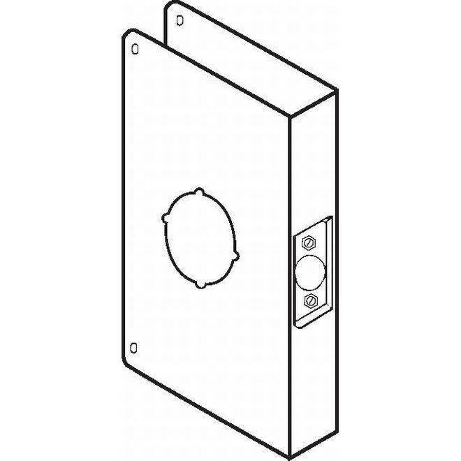 Don-Jo CW55A210B oil rubbed bronze wrap around