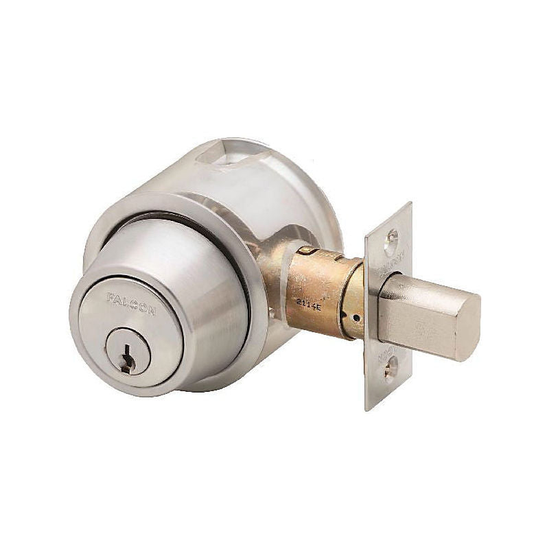 Falcon D141P626 satin chrome single cylinder