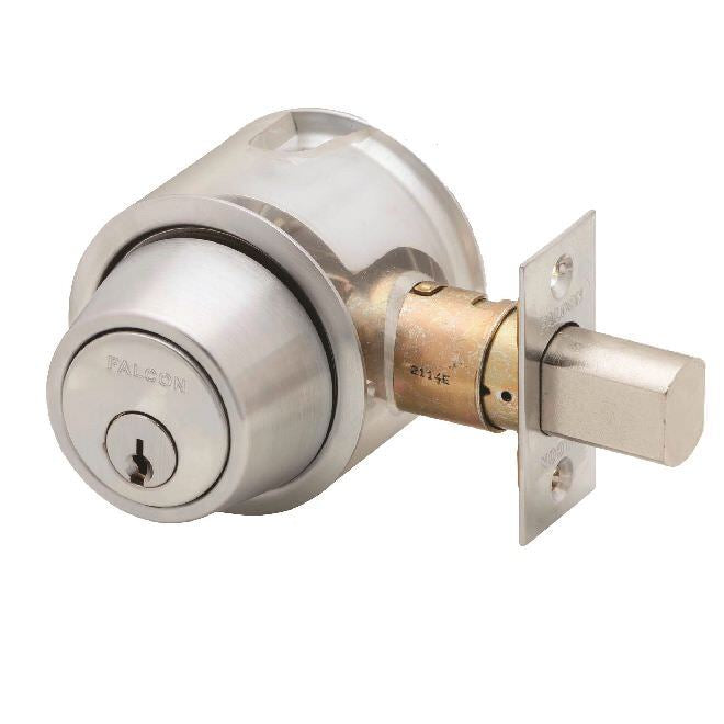 Falcon D241P626 satin chrome single cylinder