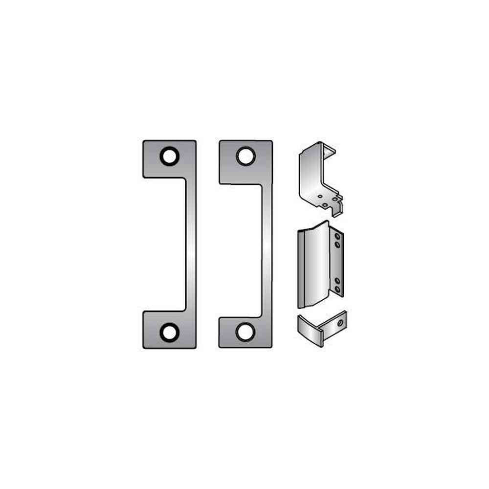 HES DB-630 satin stainless steel electric strike faceplate