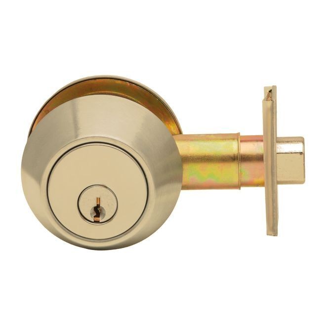 Dexter Commercial DB2000DCT605KDC bright brass double cylinder