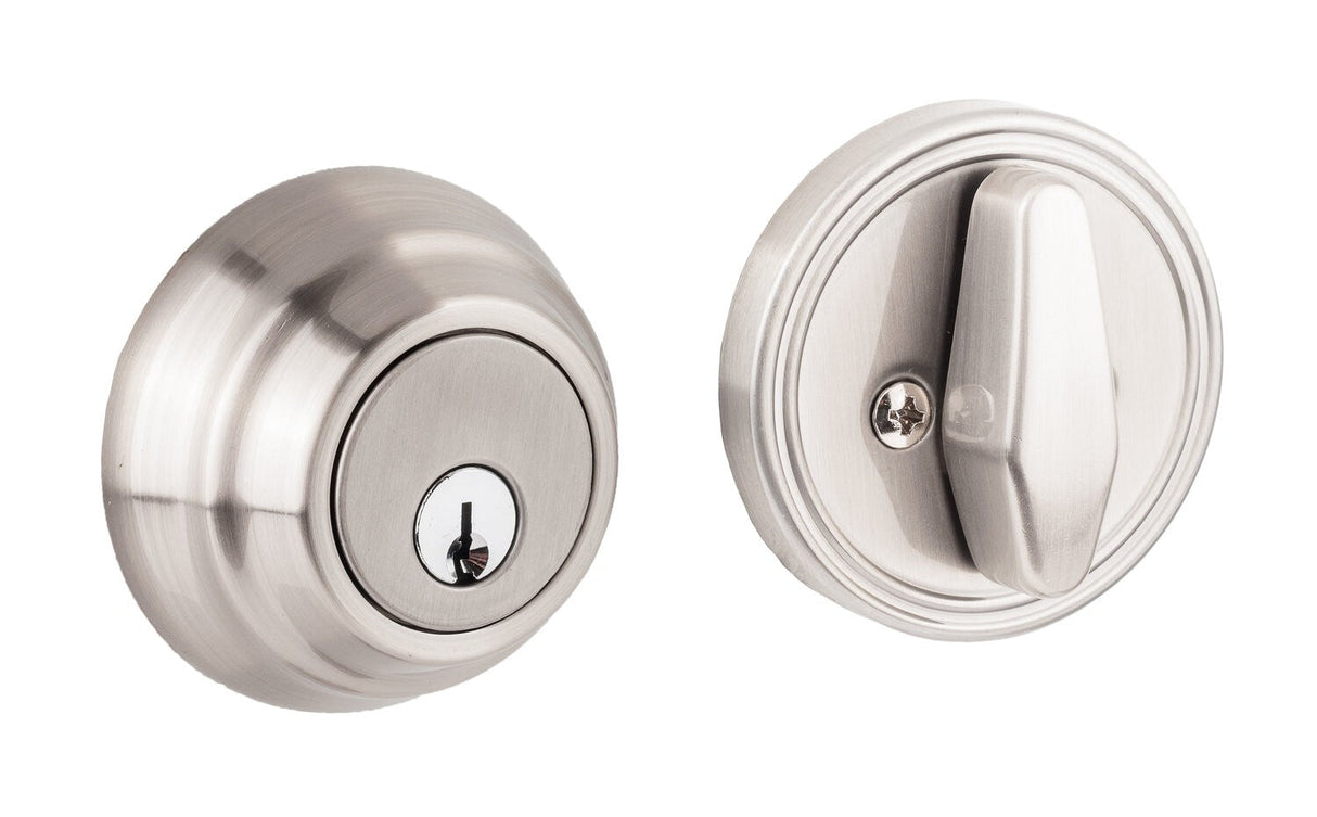 Sure-Loc DB201-EG 15 satin nickel single cylinder deadbolt