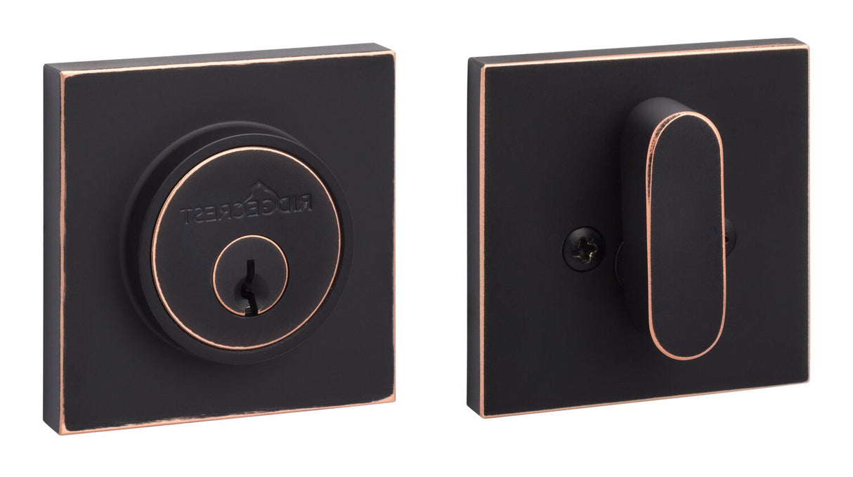 Sure-Loc DB201-LN 11P vintage bronze single cylinder deadbolt