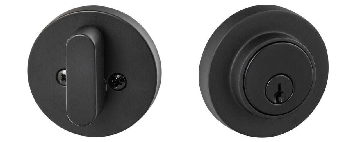 Sure-Loc Hardware DB201-MD FBL Modern single cylinder deadbolt, additional view