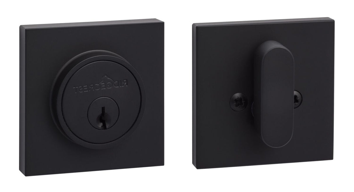 Sure-Loc DB201-MTN FBL flat black single cylinder deadbolt